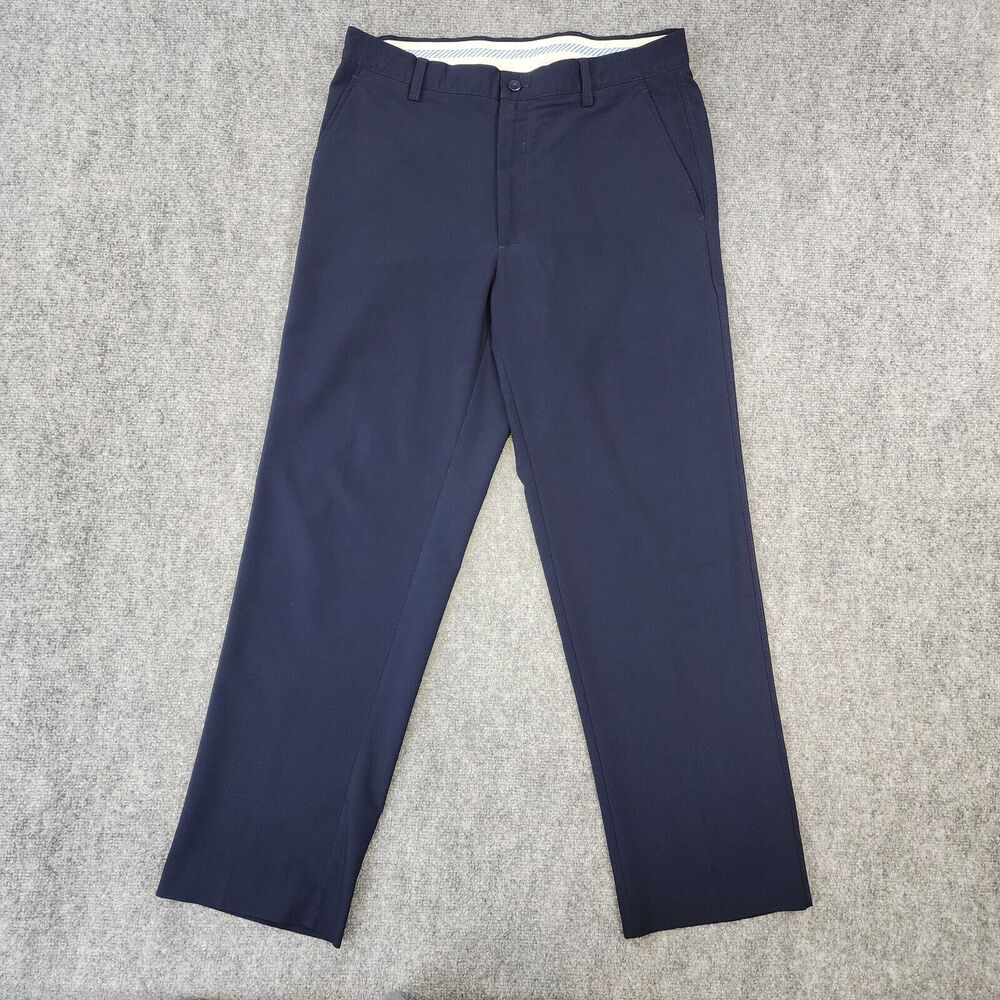 Footjoy Pants Mens 34x30 Blue Traditional Straight Leg Performance Stretch Golf